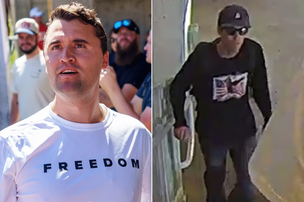 Tyler James Robinson and Charlie Kirk