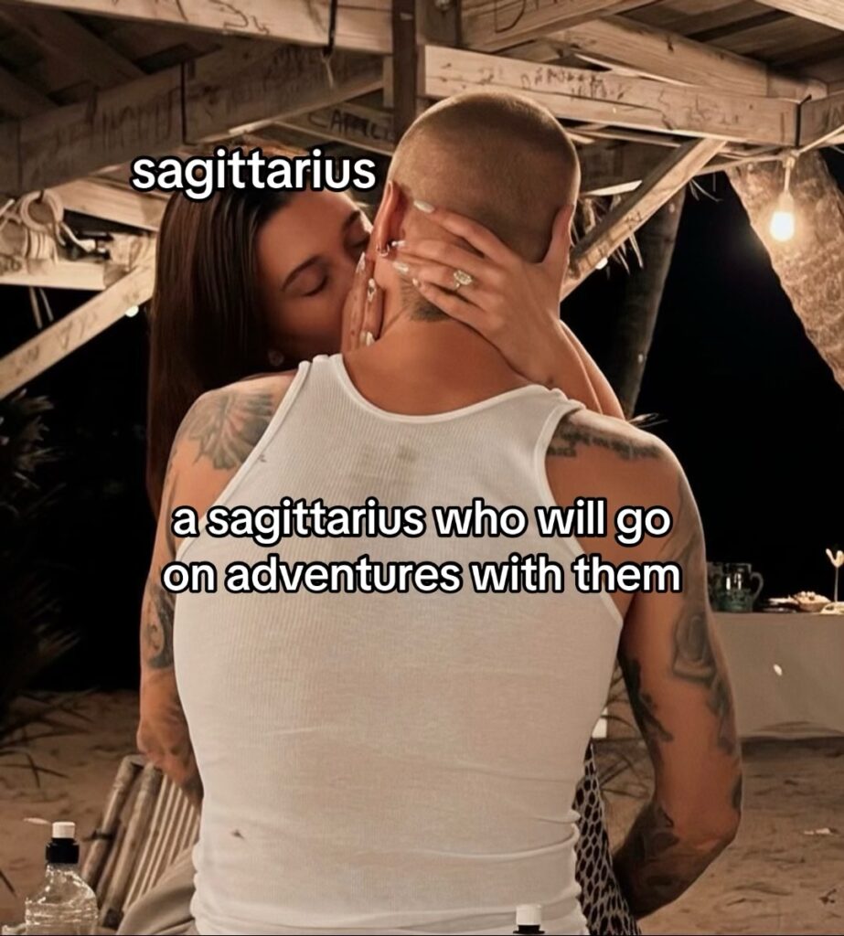 Justin and Hailey Bieber.