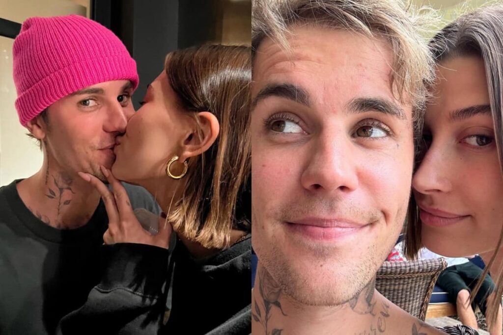 Justin Bieber and Hailey Bieber