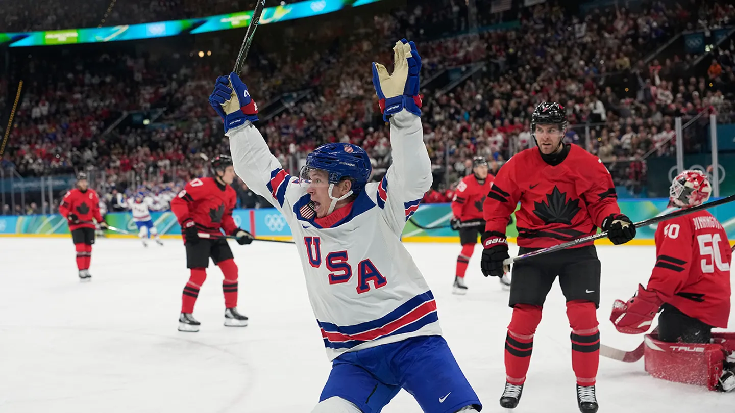 Jack Hughes’ OT Winner, Connor Hellebuyck’s Heroics Lift USA to Olympic Hockey Gold
