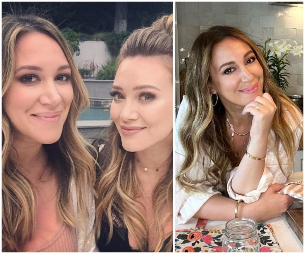 Haylie Duff and Hilary Duff